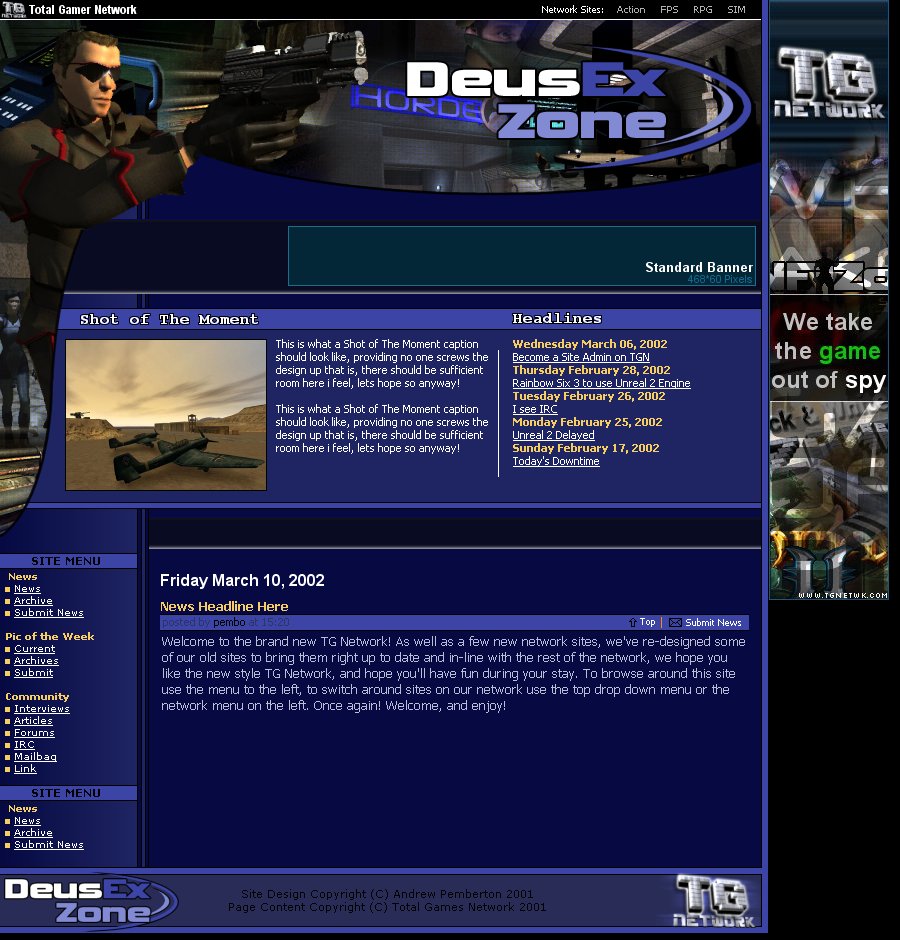 Screenshot 1 of DeusEx Zone